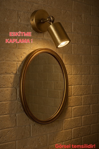 Bozyaka Aydınlatma Artur Single Decorative Distressed Coating Movable Wall Sconce (DAYLIGHT LED BULB INCLUDED!!!)