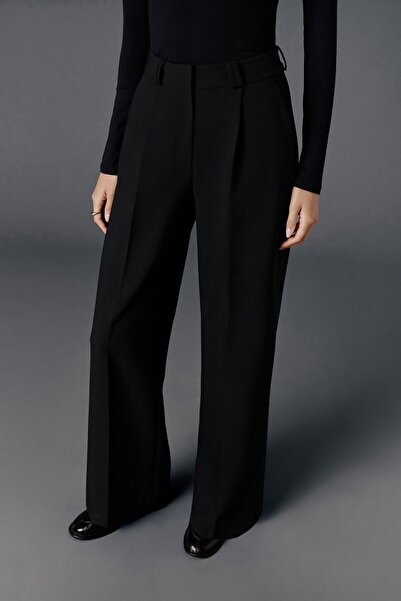 VATKALI Wide leg yüksek bel pantolon