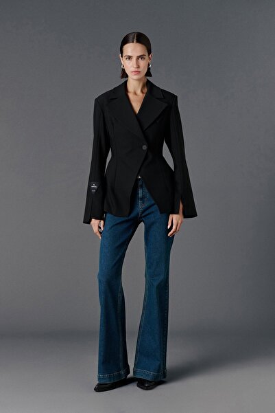 VATKALI Dvouřadé sako přiléhavého těla - Premium Collection