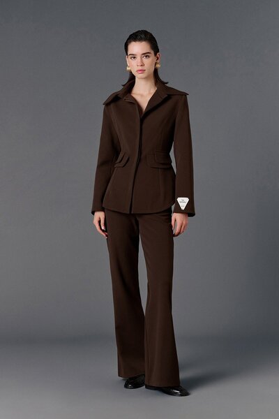 VATKALI Double Pocket Detailed Blazer Jacket