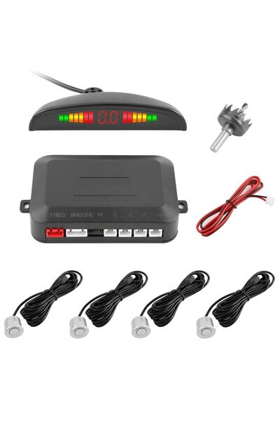 Genel Markalar Ekranli Park Sensoru Ses Ikazli Gumus Gri 22Mm