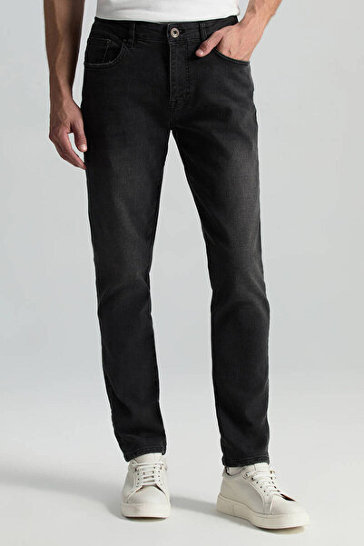 Hemington Pure Cotton Slim Fit Black Denim Trousers