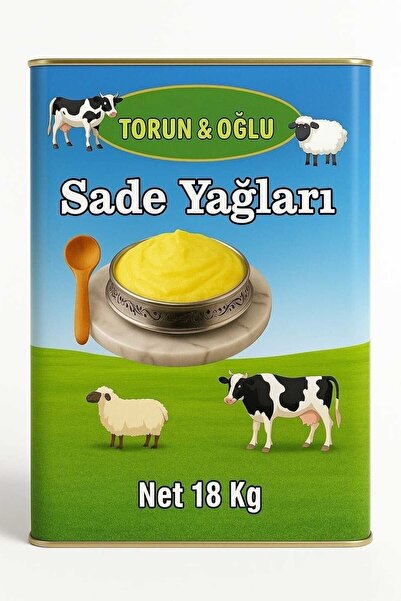 LiderErgene Torun Oğlu Sade inek Yağı 18 KG