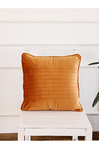 Sanskrutihomes By Styli Striped Velvet Cushion Cover - 45x45cm
