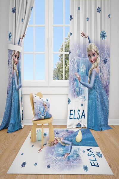 dekomingo ستارة خلفية لشخصية فتاة فروزن لغرفة الأطفال والرضع بجناحين