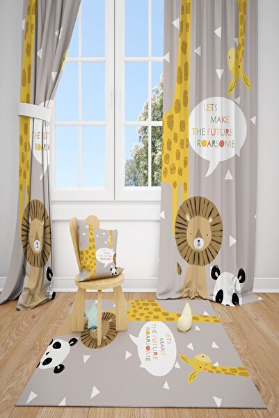 dekomingo ГОРСКА СЕМЕЙНА СТАЯ, ДЕТСКА И БЕБЕШКА СТАЯ, 2 КРИЛА, ЗАВЕСА ЗА ФОН