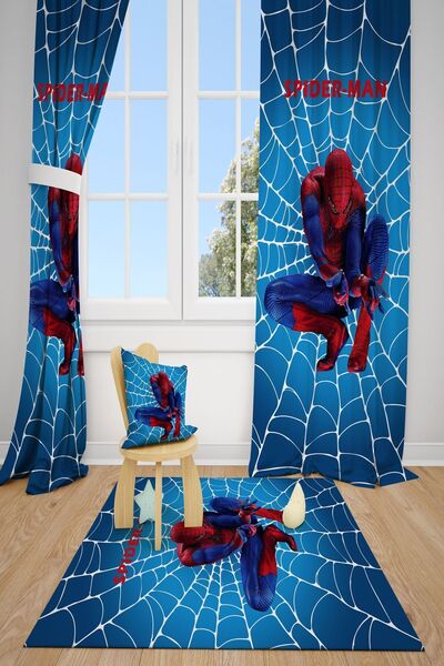 dekomingo CAMERA DE BAZĂ ALBASTRĂ SPIDERMAN BĂIAT ȘI BEBE CU 2 ARIPI