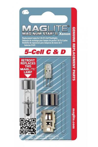 Maglite ​MagLite LMXA501 Mag-Num Star II 5-Cell Xenon Ampul