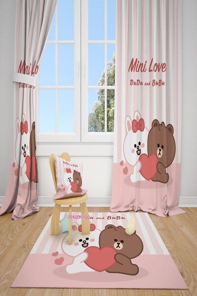 dekomingo Camera pentru bebeluși și copii Mini Love - Dudu și Bubu, perdea de...