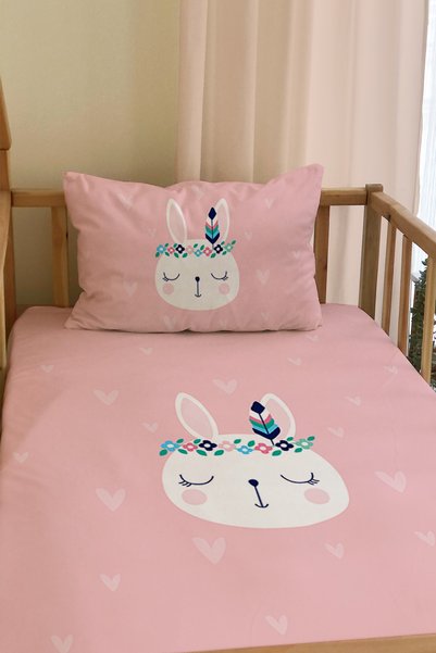 milroma Pink Rabbit Velvet Decorative Blanket 148