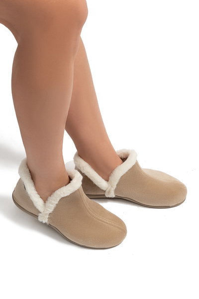 Twigy حذاء نسائي منزلي من جروساتو، بيج، مقاس 37/41