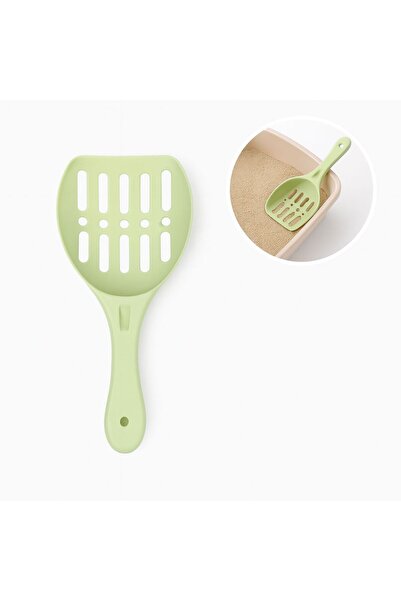 OEM Lopată practică din plastic pentru litiera pisicilor, verde