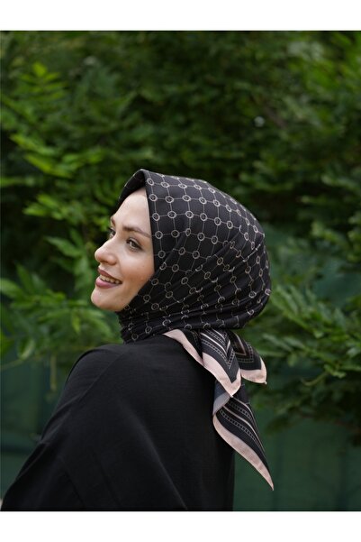 MONOOR MONOGRAM PAMUKLU SOFT EŞARP