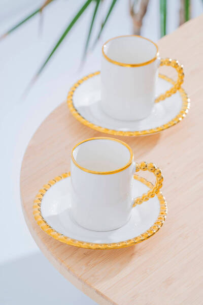 ACAR Elvira 2 Kişilik Kahve Fincanı Takımı - 90 ml