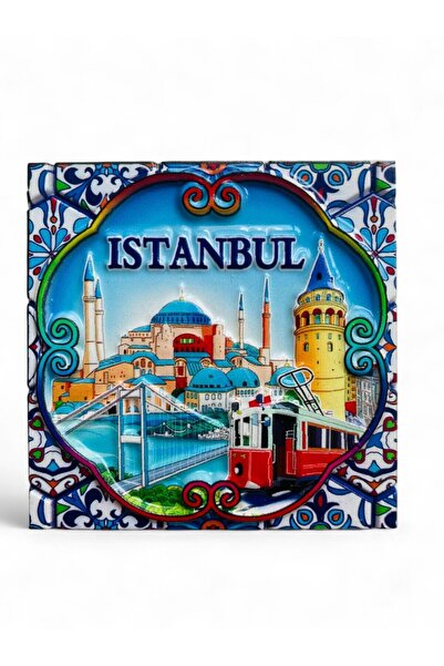 GALATA GIFT İstanbul Magnet, Buzdolabı Magneti-Süsü, Ayasofya, Galata Kulesi,...