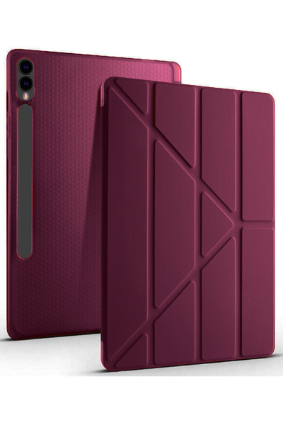 Nezih Case حافظة ذكية لجهاز Samsung Galaxy Tab S7 Fe S8 Plus T970/x800/t737/t736/t733 مع حامل قلم