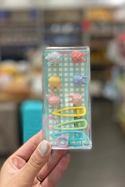 Miniso Makaron Figürlü Çocuk Toka Seti