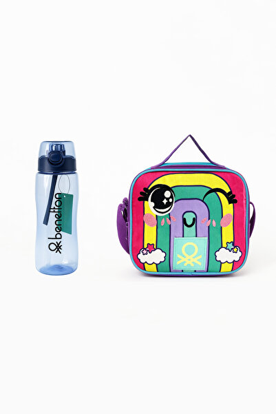 United Colors of Benetton Benetton Rainbow Patterned School Set (Nutrition, B...