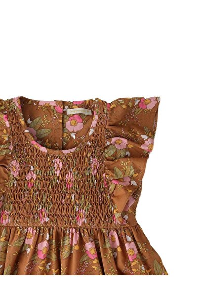 Gingersnaps Girls' Woven Floral Dress with Shoulder Strap