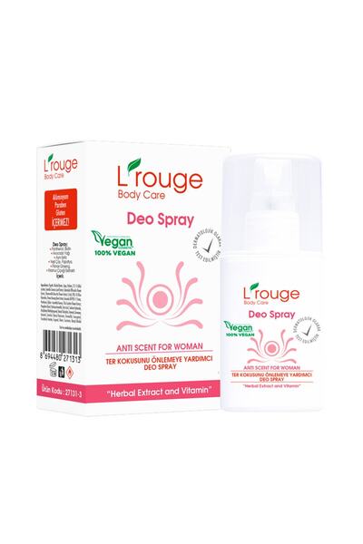 L'ROUGE L’rouge Deo Spray / For Woman Ter Kokusunu Önlemeye Yardımcı