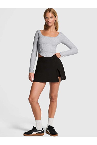 PINK The Cinched Uzun Kollu Büstiyer