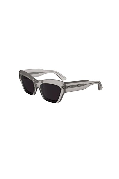 Calvin Klein Ck 24531S 601 53 Unisex Geometric Transparent Bone Sunglasses