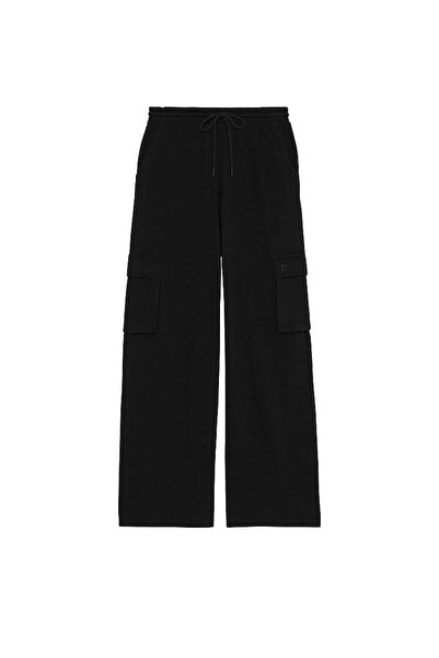 PINK Ivy Polar Geniş Paçalı Kargo Eşofman Altı