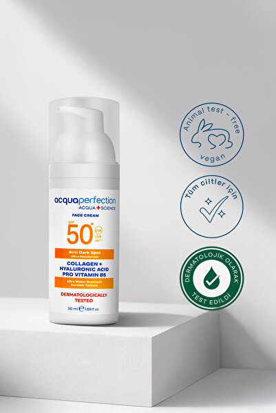 Acqua Perfection Face Cream Çok Yüksek Korumalı Güneş Koruyuculu Yüz Kremi 50ml