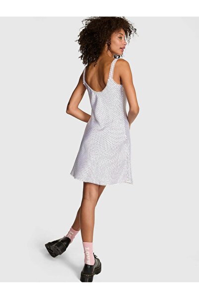 PINK Scout Krep Midi Elbise