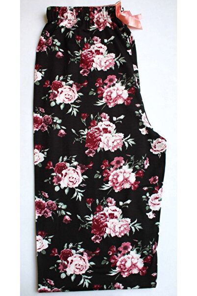 Made By me Luxurious, Quality Plus Size Modal Pajamas Bottom Floral Print, Luxurious Quality Modal Fabric