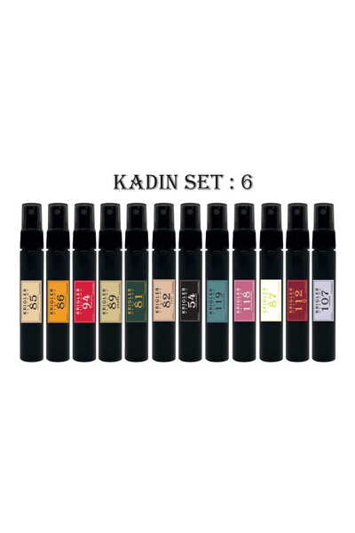 Krigler Set 6 / 12 Adet 30 ml Kadın Parfüm Seti