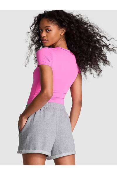 PINK Ivy Kıvrımlı Şort