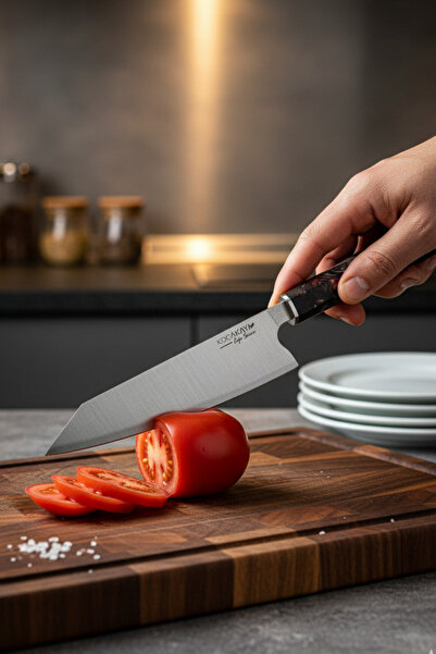 KOCAKAYA1945 Kiritsuke Şef Bıçağı Lİfe Serisi Kırmızı