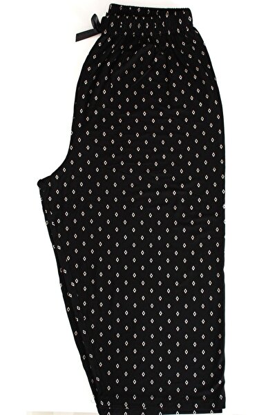 Made By me Πιτζάμες Plus Size Κάτω Κάπρι Modal Ύφασμα Μοντέρνας Ποιότητας Αισθητικής Μαύρη Αλεξάνδρα