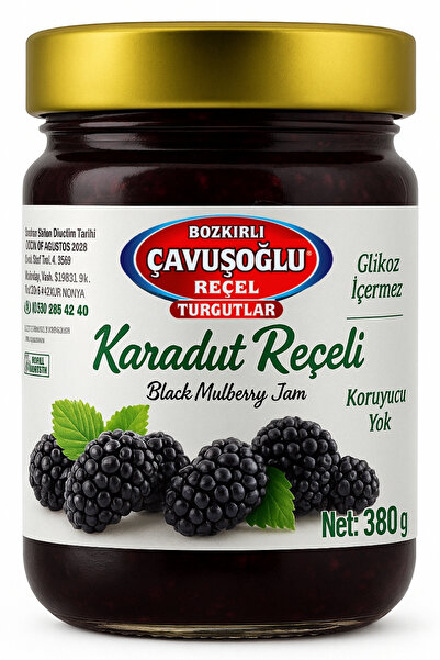 Bozkırlı Çavuşoğlu Karadut Reçeli 380g