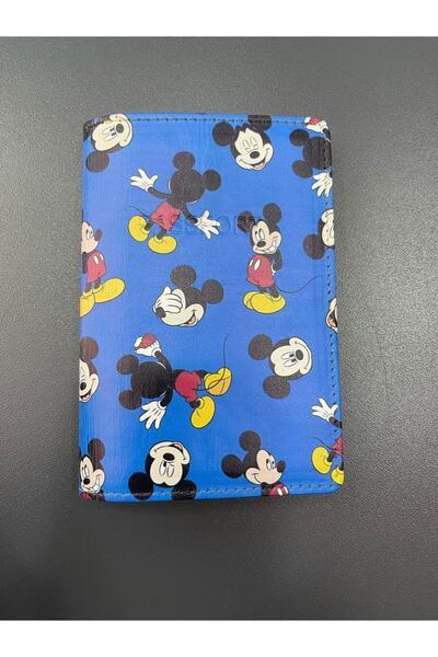 Seyahataksesuar Mickey Mouse Deri Pasaport Kılıfı