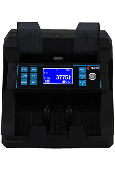 Mühlen ATOM 3 Profesyonel Karışık Para Sayma Makinesi Atom 3 / TL, Euro, Gbp (9360)