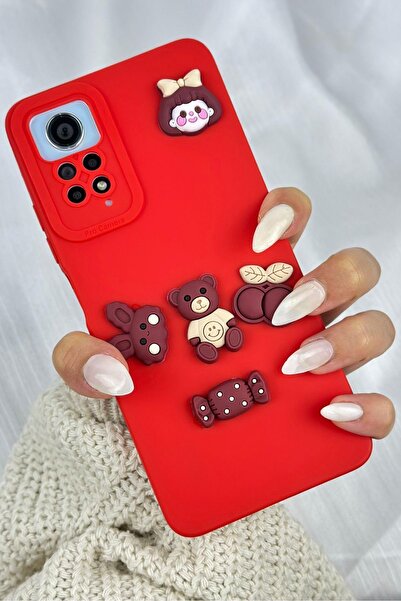 Vip Case Redmi Note 11 Pro and Note 12 Pro | 4g |   Compatible Teddy Bear Pattern Cute Silicone Launch Toy Bear Case