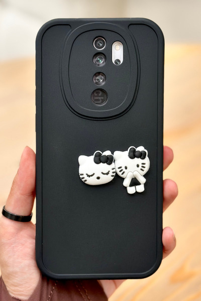 Vip Case Redmi Note 8 Pro Teddy Bear Pattern Cute 3D Sweet Cute Camera Protected Silicone Shape Case