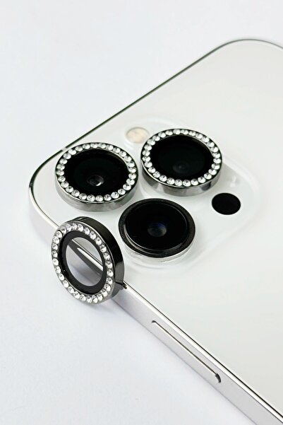 Vip Case Iphone 11 Pro / 11 Pro Max / 12 Pro Uyumlu Pırlanta Taşlı Premium Ka...