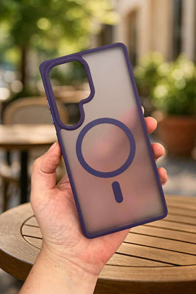 Vip Case Samsung S25 Ultra Yükseltilmiş Kamera Korumalı Mat Sararmaz Kablosuz Magsafe Özellikli Vio Kılıf