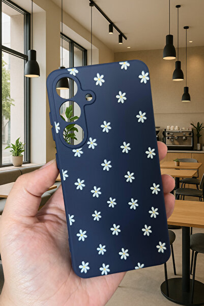 Vip Case Samsung Galaxy M14 - MİNİ PAPATYA DESENLİ Silikon Darbe Emici Klasik...