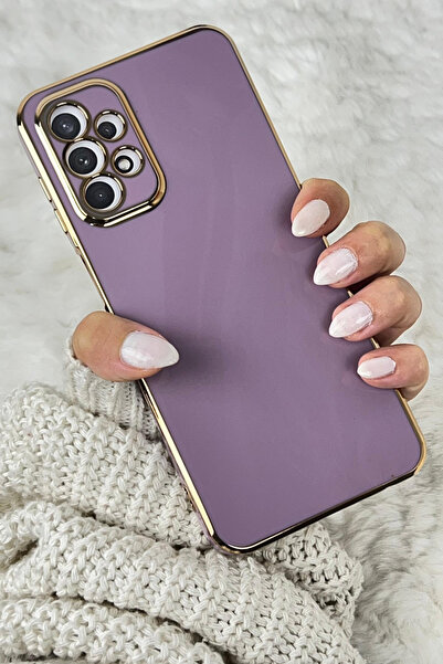 Vip Case Samsung A32 4g - Kir Tutmaz Silinebilir Parlak Kamera Korumalı Silikon Bark Kılıf