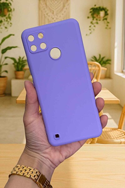 Vip Case Realme C21Y Ve C25Y - Silikon Darbe Emici Klasik Korumalı Rubber Kılıf