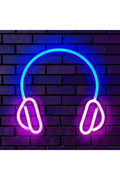 NeonLabs Kulaklık Neon Tabela 40 x 40 cm