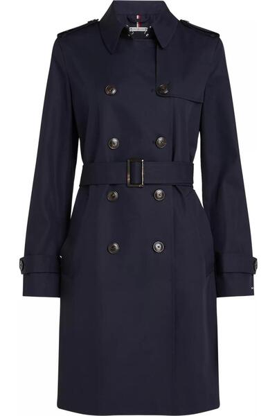 Tommy Hilfiger COTTON DB SLIM FIT TRENCH