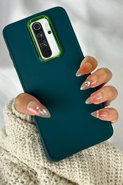 Vip Case Xiaomi Redmi Note 8 Pro Uyumlu Kılıf Parlak Metal Çerçeveli Pastel R...