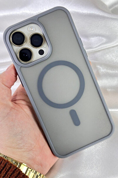 Vip Case iPhone 14 Pro-Yükseltilmiş Kamera Korumalı Buzlu Sararmaz Kablosuz M...