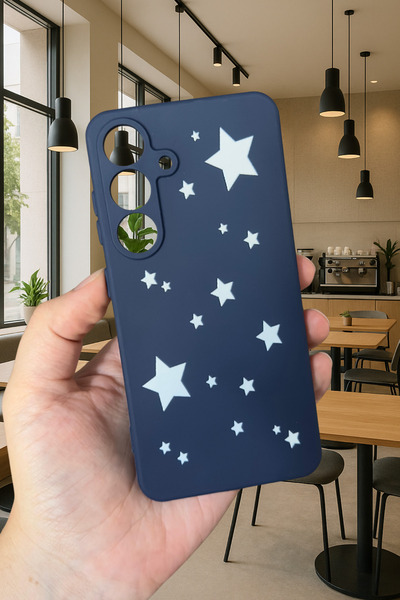 Vip Case Samsung Galaxy A16 - MİNİ YILDIZ DESENLİ Silikon Darbe Emici Klasik Korumalı Rubber Kılıf