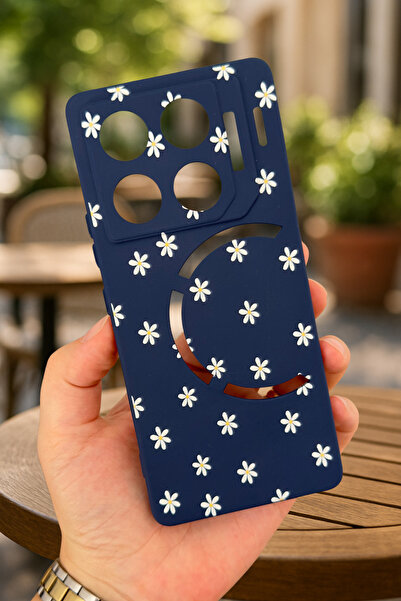 Vip Case İnfinix GT 20 Pro-MİNİ PAPATYA DESENLİ Silikon Darbe Emici Klasik Ko...